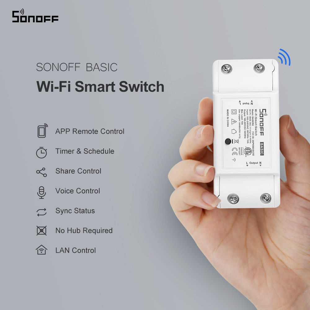 Smart Home Improvement - Itead SONOFF Basic R2 Мини DIY