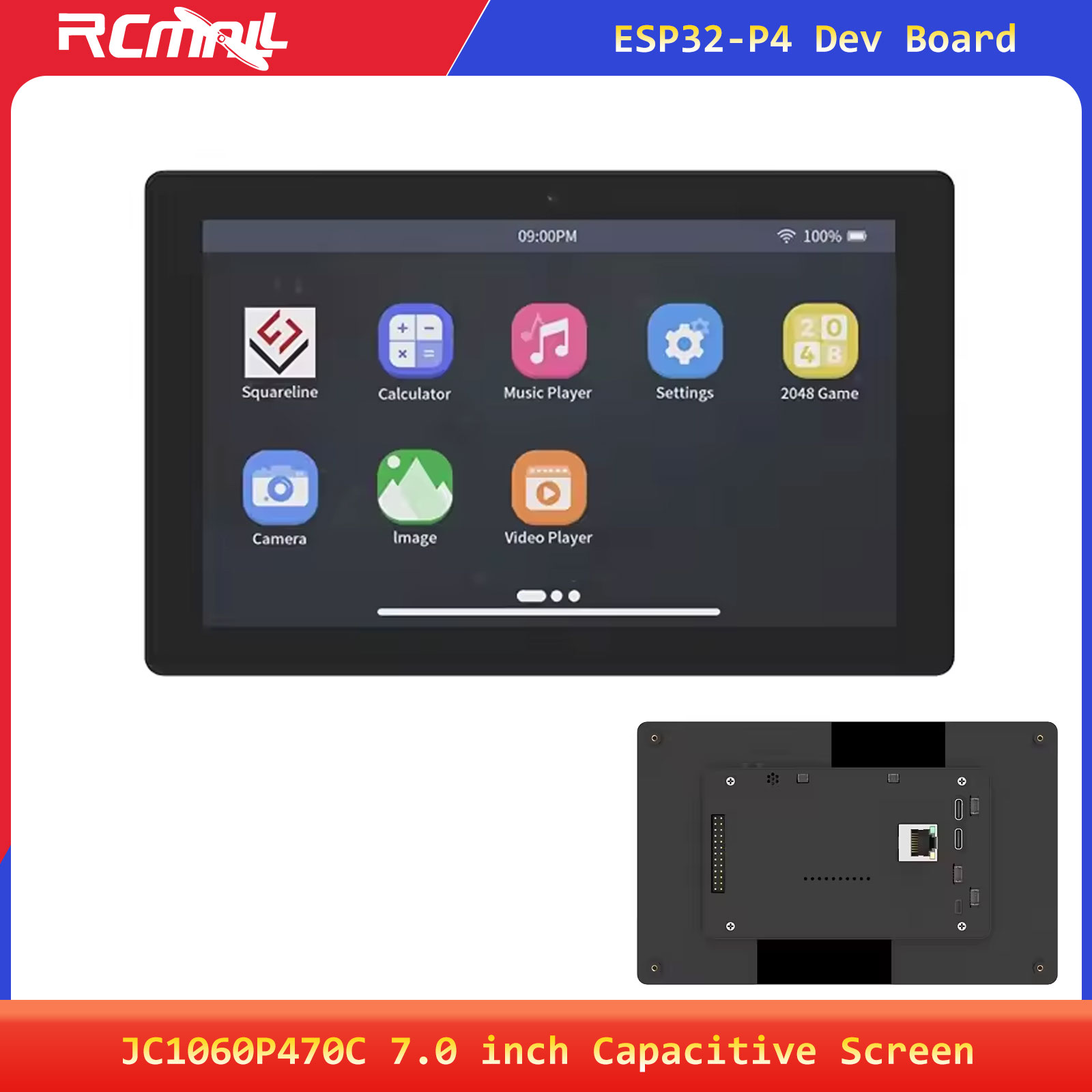 Smart Home Esp32 - Плата разработки JC1060P470C с 7-дюймовым сенсорным