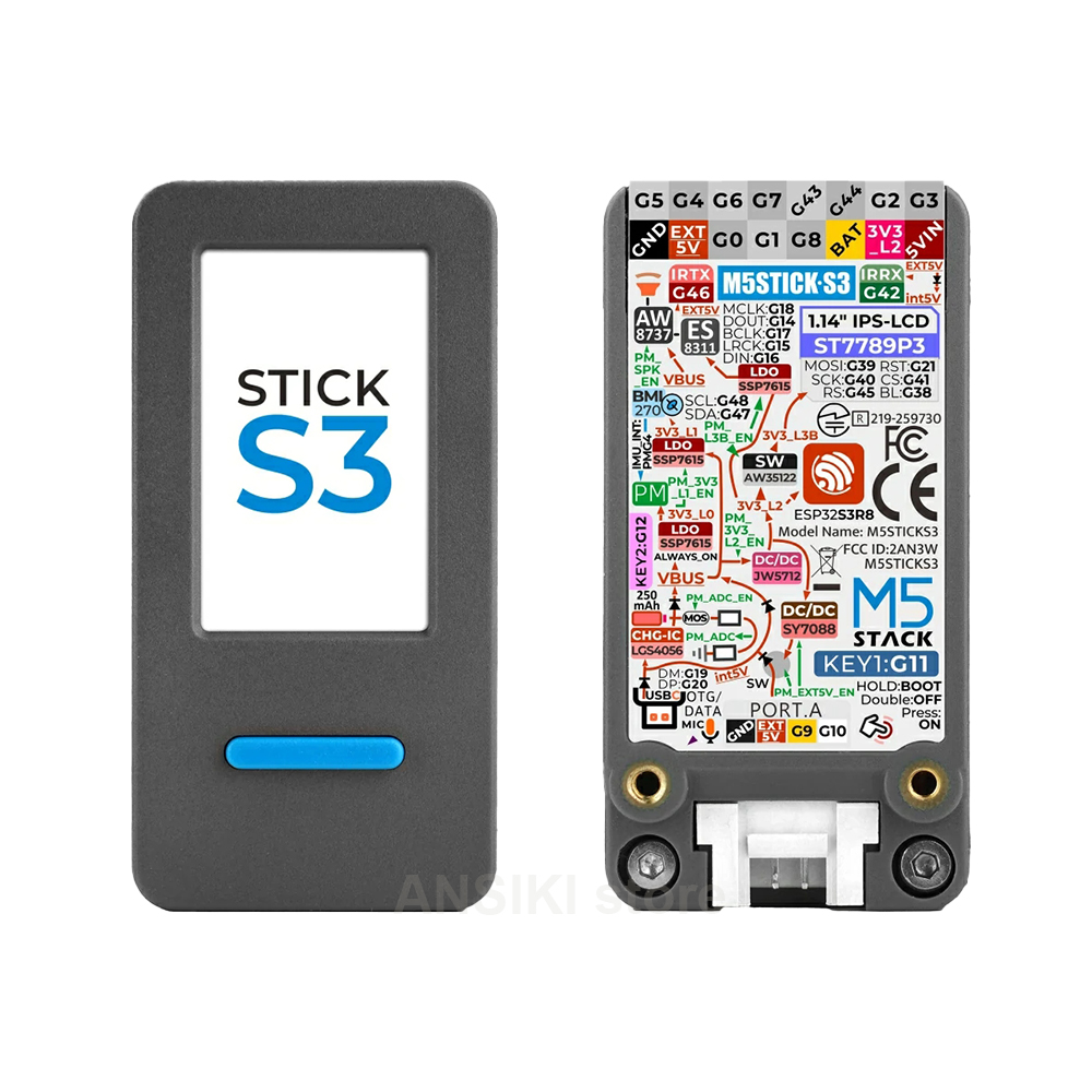 Smart Home Esp32 - M5Stack M5StickS3 ESP32-S3: Портативный комплект для
