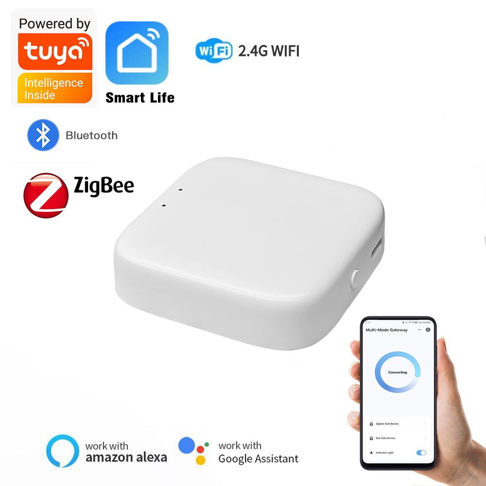 Smart Home Improvement - Шлюз Zigbee для устройств Tuya, Bluetooth,