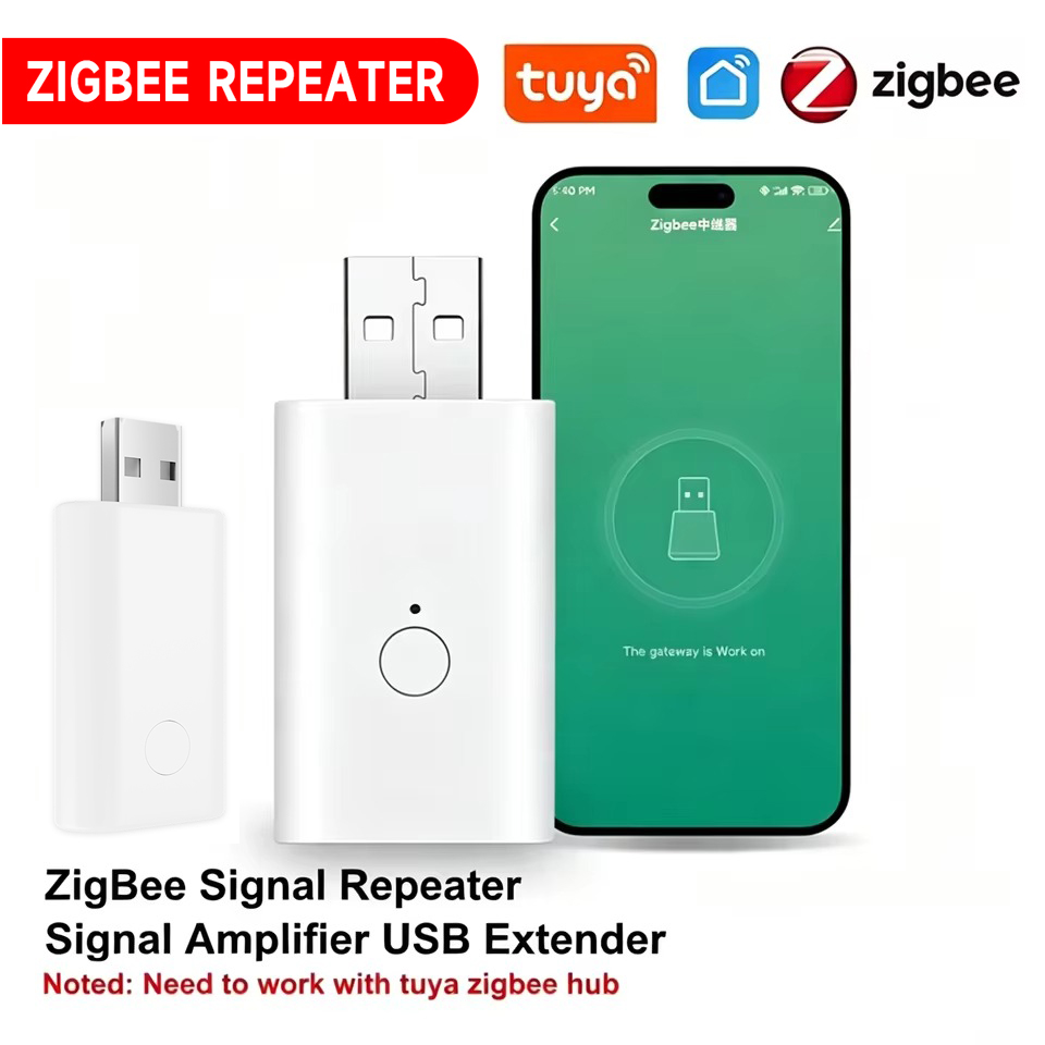 Smart Home Theater - Усилитель сигнала Tuya ZigBee USB (повторитель,