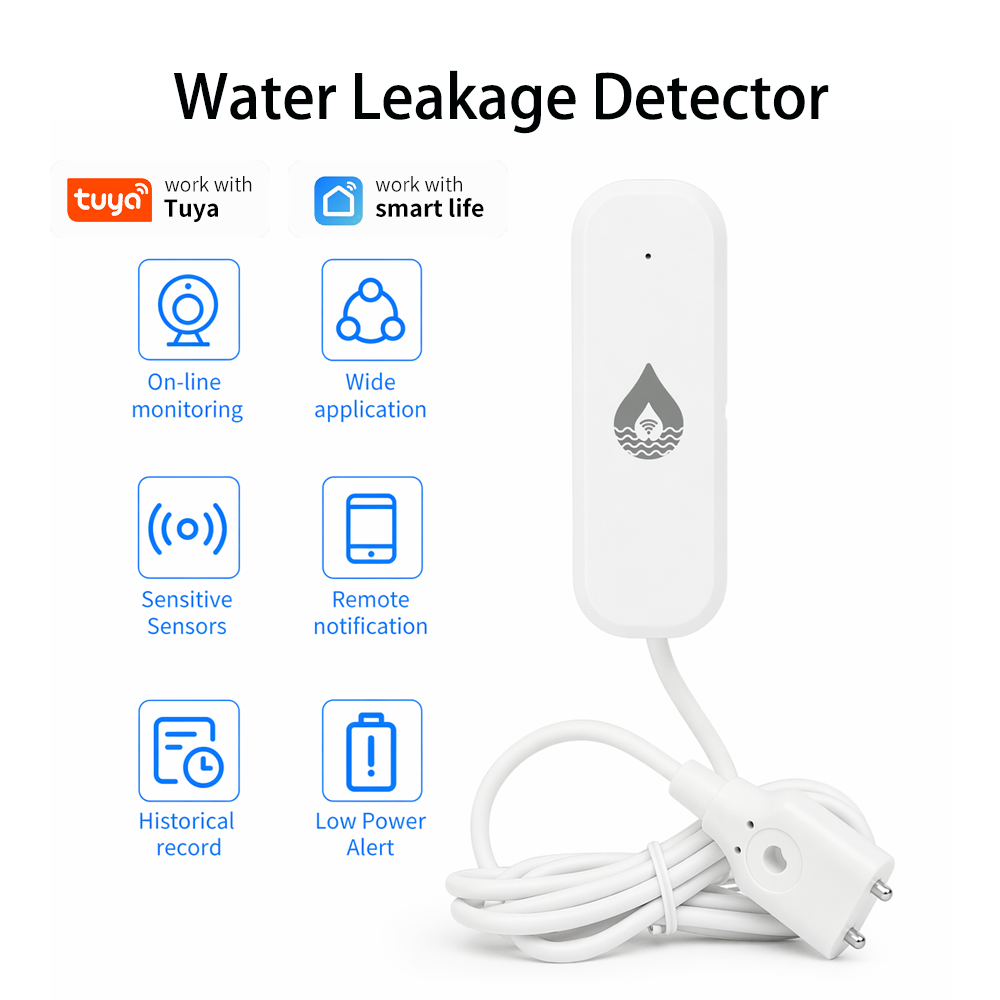 Smart Home Improvement - Датчик протечки воды YFK WiFi/Zigbee, умные