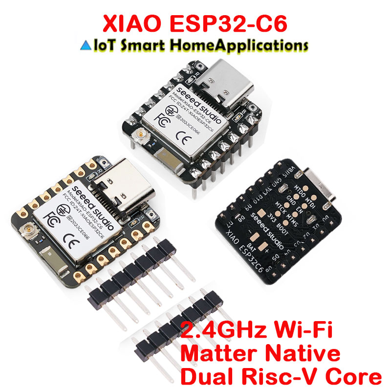 Smart Home Arduino Project - Плата для разработки XIAO ESP32-C6, 10