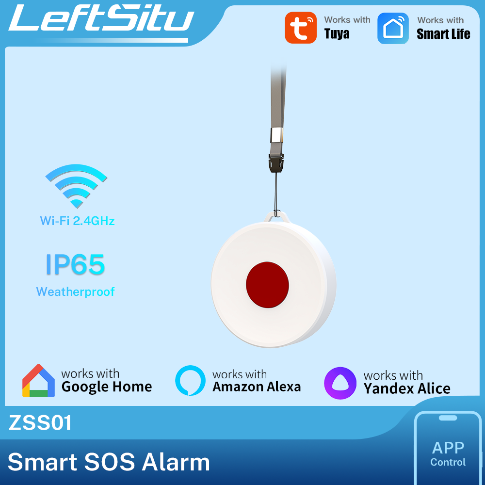 Smart Home Automation - Умная кнопка Tuya ZigBee IP65, беспроводной