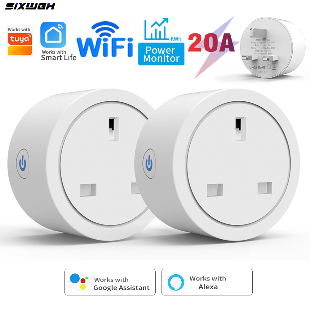 Smart Outdoor Plug - Умная розетка Tuya WiFi 20A (стандарт