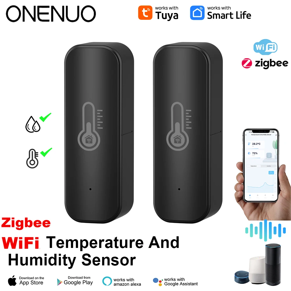 Smart Home Improvement - Умный датчик температуры и влажности Tuya