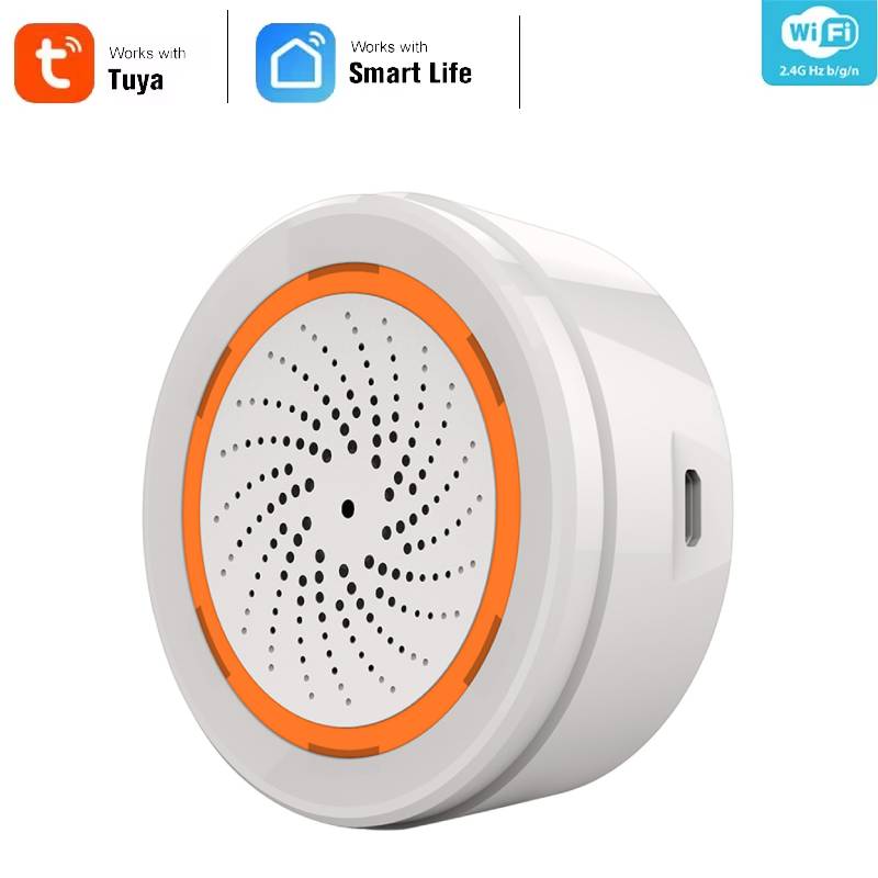 Smart Home Theater - Умная сирена, сигнализация Tuya Zigbee, звуковой