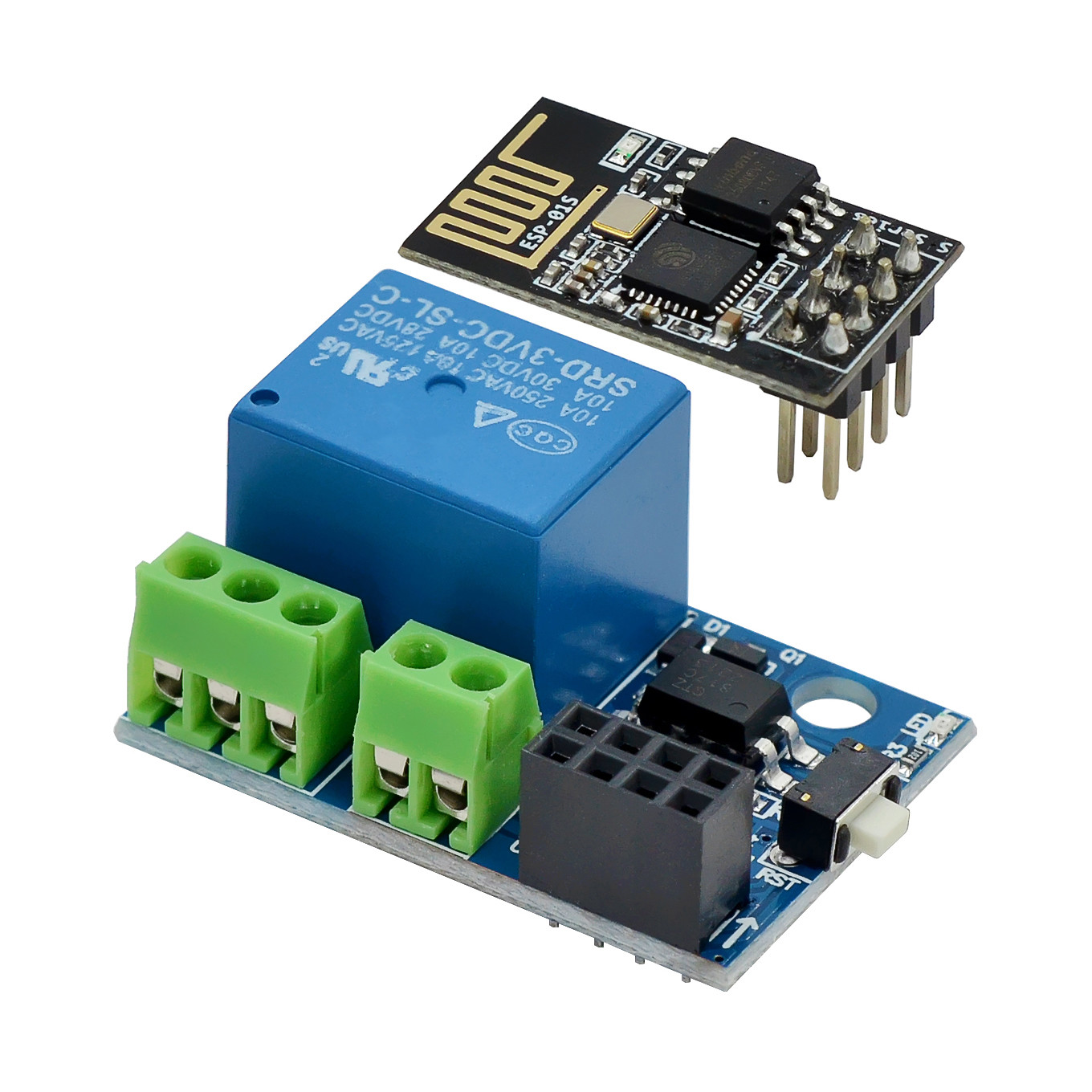 Smart Home Arduino Project - ESP-01S Модуль реле Wi-Fi 5 В