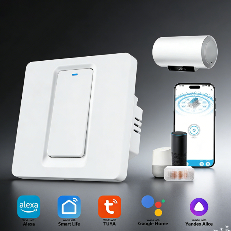 Smart Home Google - Умный переключатель водонагревателя/сенсорное управление Wi-Fi и
