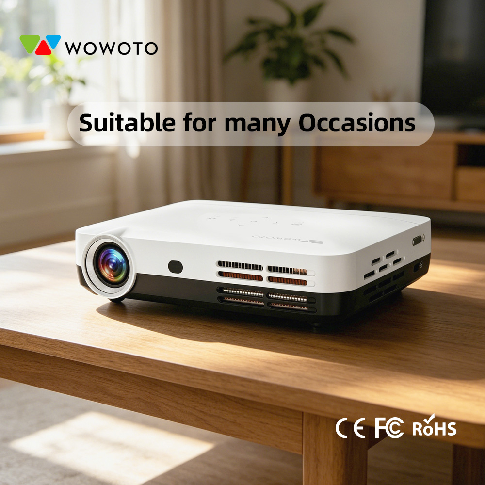 Smart Home Theater - Портативный мини-проектор WOWOTO для домашнего кинотеатра,