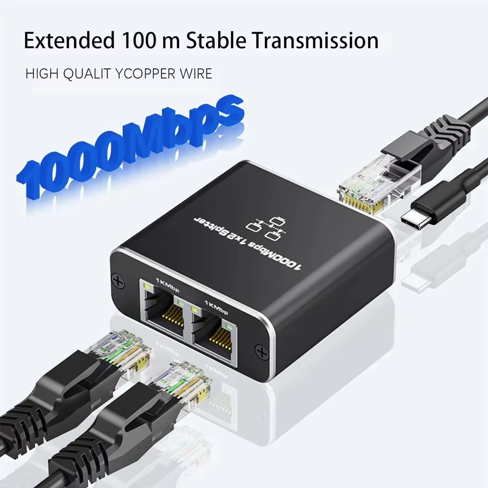 Smart Home Hub 2 - Сетевой разветвитель 1000 Мбит/с Концентратор 1–2