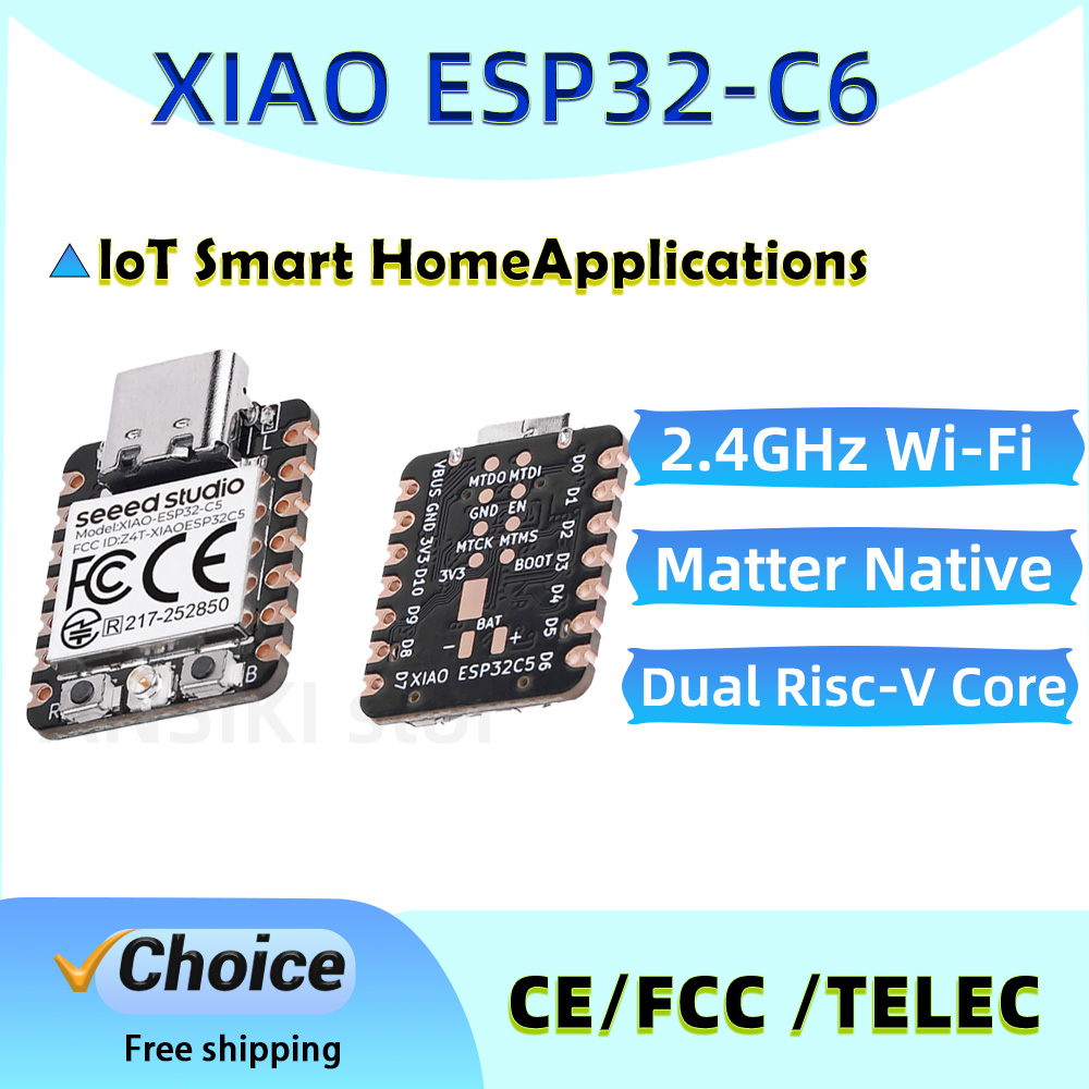 Smart Home Arduino Project - Плата разработки XIAO ESP32-C6 с поддержкой
