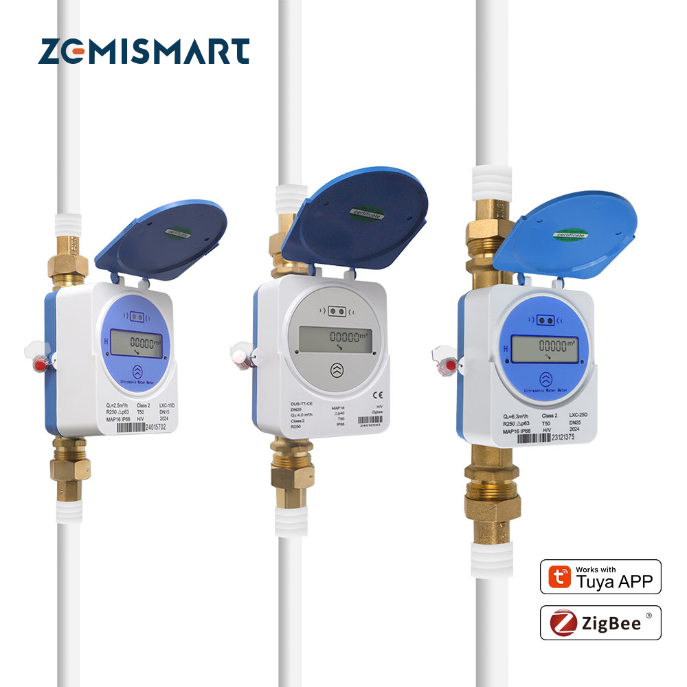 Smart Home Energy - Умный ультразвуковой счетчик воды Zemismart Zigbee