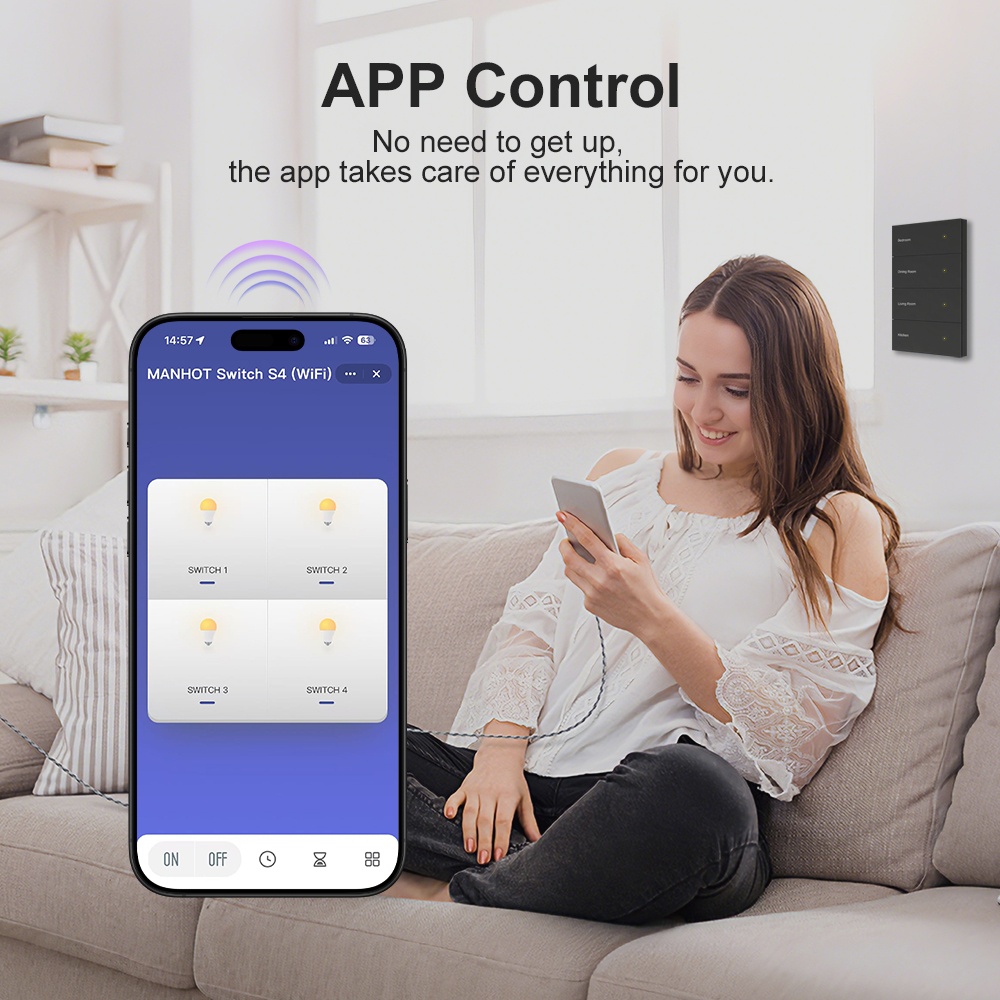 Умный выключатель Manhot DIY N – обзор и цена Smart Home Google
