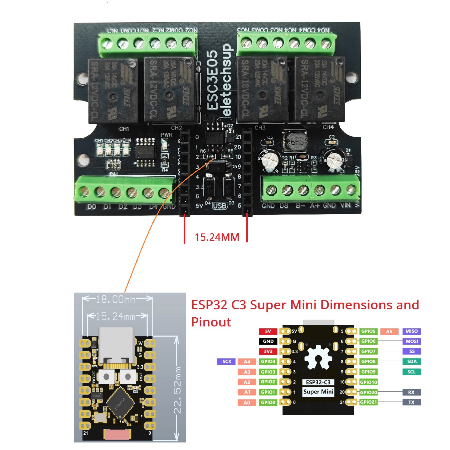 Промышленная релейная плата ES – обзор и цена Smart Home Esp32