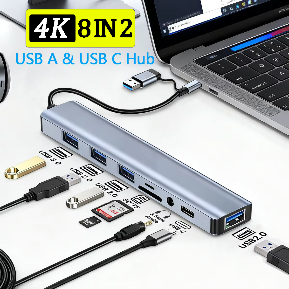8-портовый USB-C хаб-разветвит – обзор и цена Smart Home Hub 2