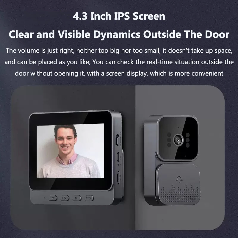 Беспроводной видеодомофон, две – обзор и цена Smart Home Video Doorbell