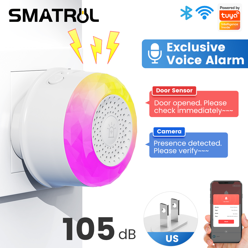Датчик звука и света SMATRUL T – обзор и цена Smart Outdoor Plug
