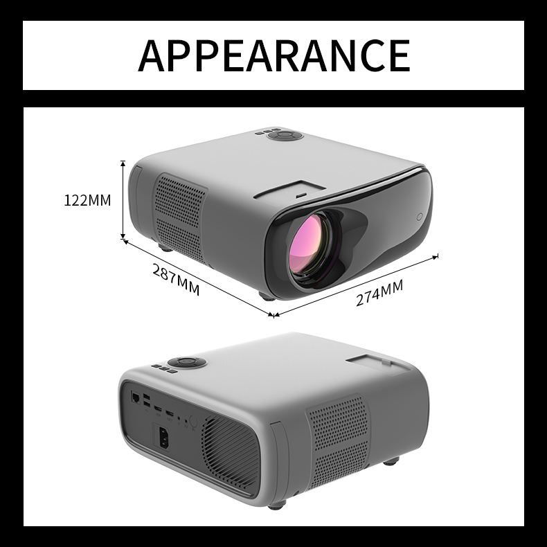 НОВЫЙ 4K мини-проектор для дом – обзор и цена Smart Home Theater