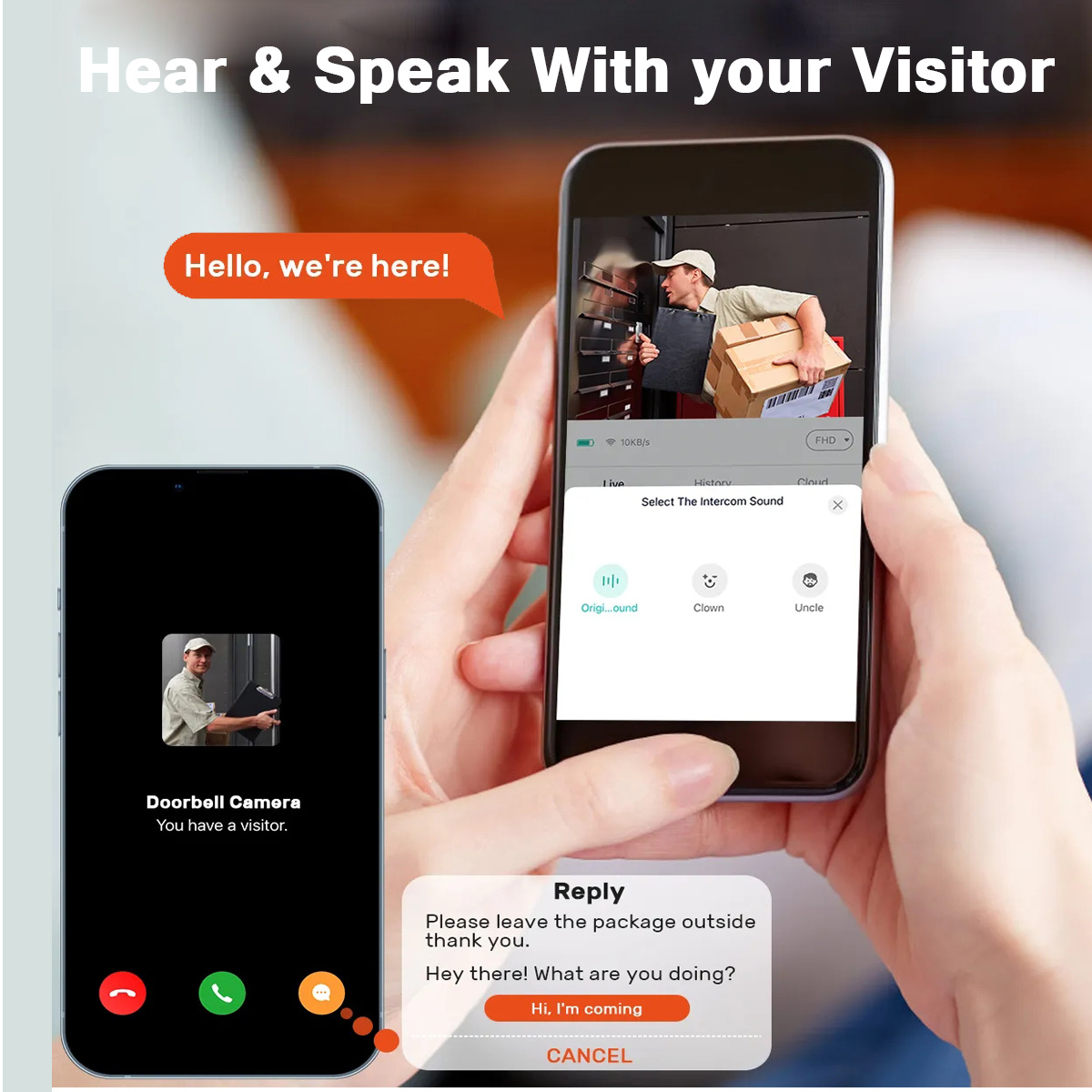 Беспроводной умный видеодомофо – обзор и цена Smart Home Video Doorbell